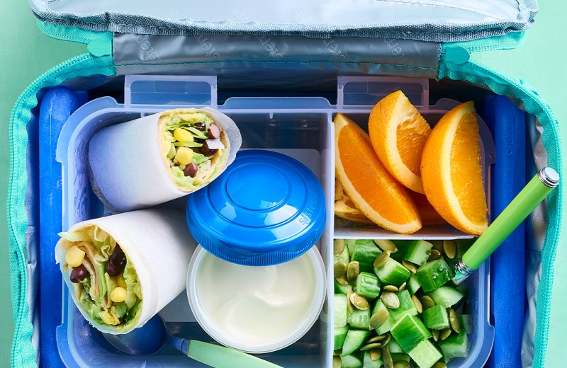 Putting frozen food items into your child’s lunch box allows the food to slowly thaw over a couple of hours, just in time for lunch. Pack with a frozen iceblock to ensure a slow and safe defrost before eating.