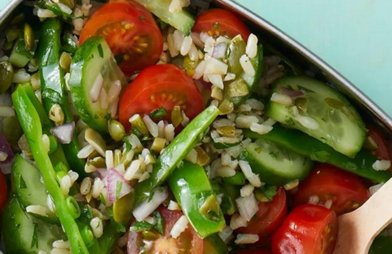 AHL2022 recipe woolworths veggie rice salad 2880X920px