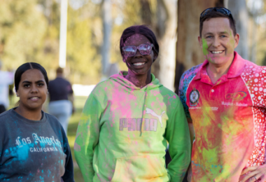 colour run participants